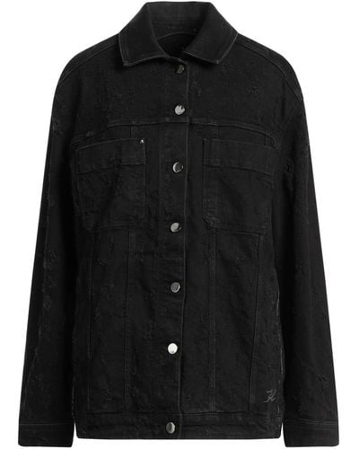 Karl Lagerfeld Manteau en jean - Noir