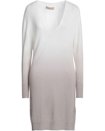 120% Lino Mini Dress - Grey