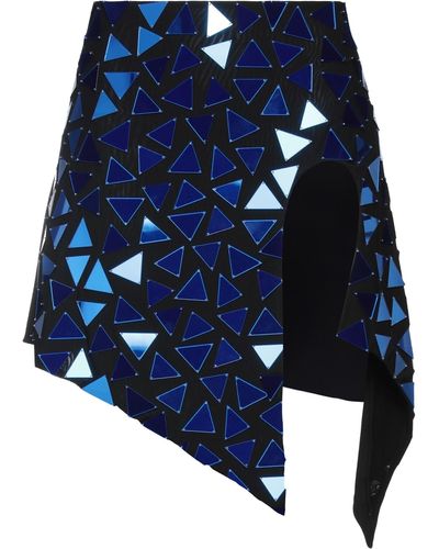 ALESSANDRO VIGILANTE Mini Skirt - Blue