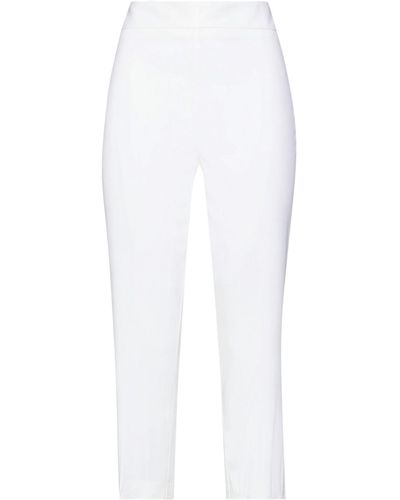 Carla G Cropped Trousers - White