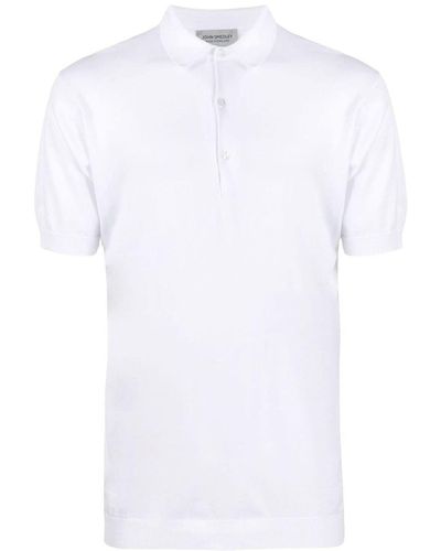 John Smedley Poloshirt - Weiß