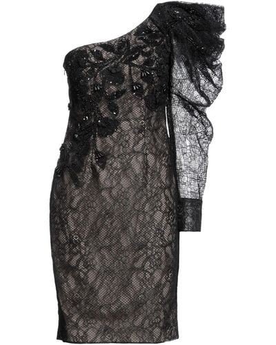 Pamella Roland Midi Dress - Black
