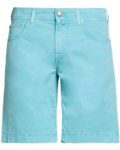 Jacob Coh?n Sky Shorts & Bermuda Shorts Cotton, Elastane - Blue