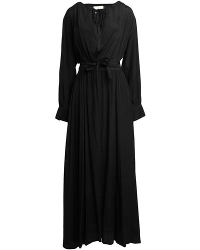 Covert Long Dress - Black