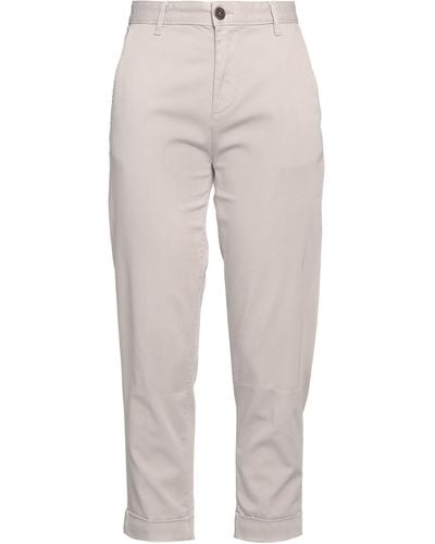 Care Label Pantaloni Cropped - Grigio