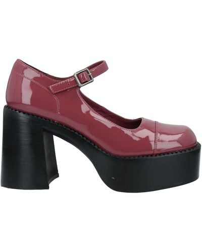 Jeffrey Campbell Court Shoes - Red