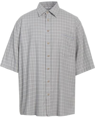 Acne Studios Light Shirt Cotton - Gray