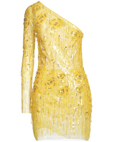 Elisabetta Franchi Minivestido - Amarillo