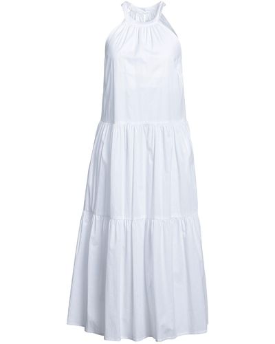 Alpha Studio Robe midi - Blanc