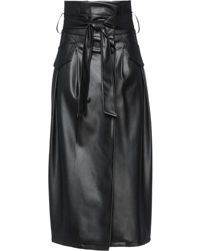 ACTUALEE Long Skirt - Black