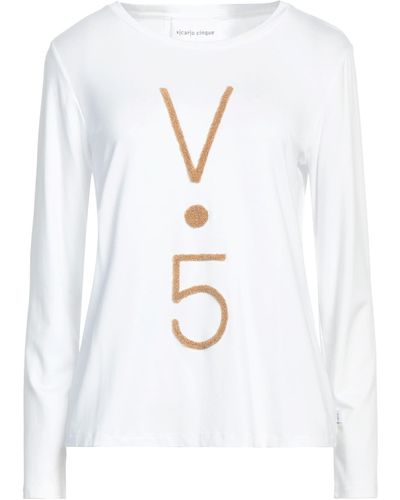 Vicario Cinque T-shirts - Weiß