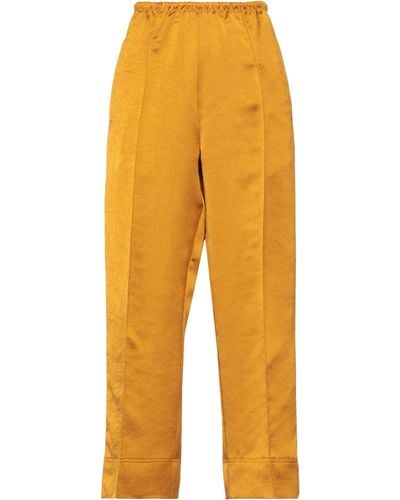 Palm Angels Pants - Yellow