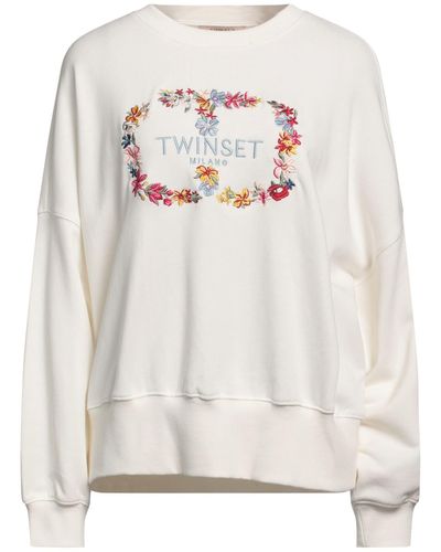 Twin Set Sudadera - Blanco