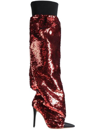 Alexandre Vauthier Knee Boots - Red