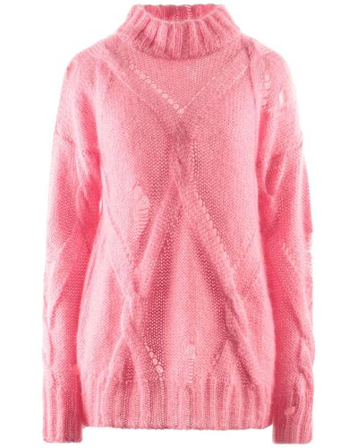Erika Cavallini Semi Couture Turtleneck - Pink