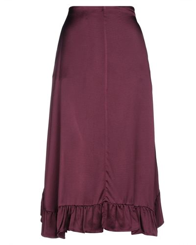 Semicouture Maxi Skirt - Purple