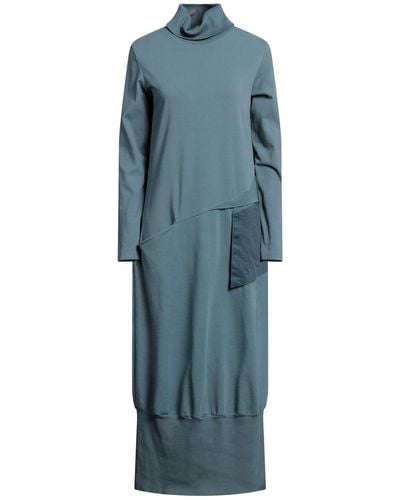 European Culture Midi Dress - Blue