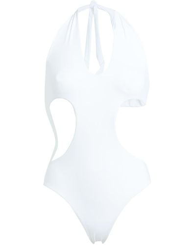 Fisico One-piece Swimsuit - White