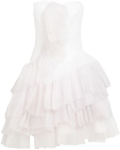 Maticevski Mini-Kleid - Weiß