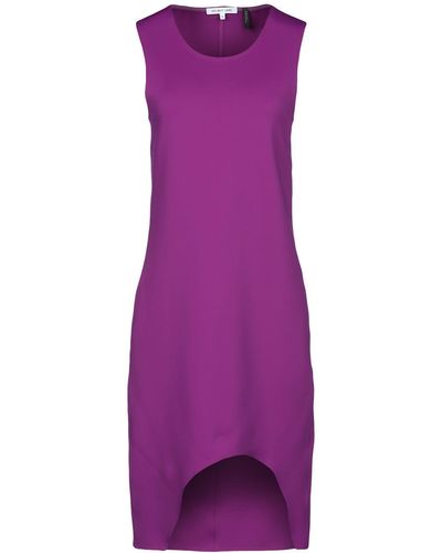 Helmut Lang Sleeveless High/low Sheath Dress - Purple