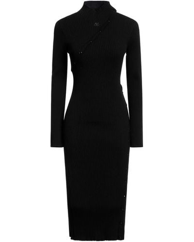 Courreges Midi Dress - Black