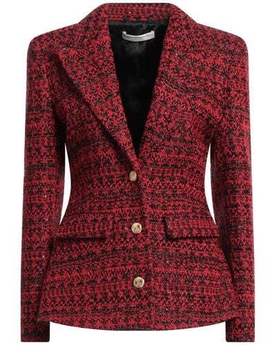 Alessandra Rich Suit Jacket - Red