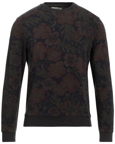 Rossopuro Khaki Sweatshirt Cotton, Elastane - Black