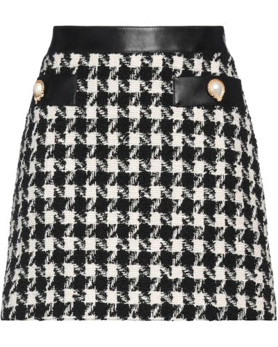 Moschino Mini Skirt Virgin Wool, Cotton, Polyamide, Polyester, Polyurethane Resin - Black