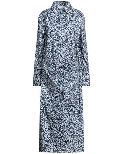 WEILI ZHENG Midi Dress - Blue