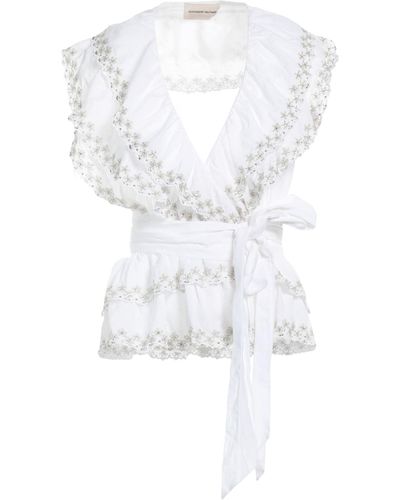 Alexandre Vauthier Top - Blanco