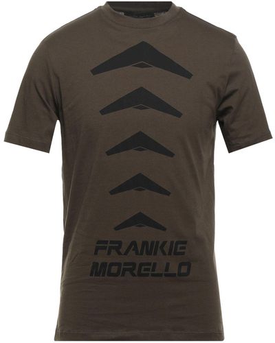 Frankie Morello Military T-Shirt Cotton - Gray