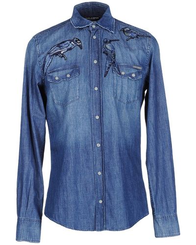 Dolce & Gabbana Camicia Jeans - Blu