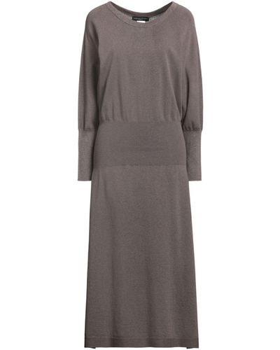 Fabiana Filippi Light Midi Dress Cashmere - Grey