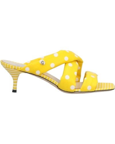 Manila Grace Sandals - Yellow