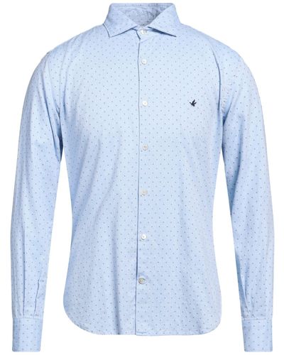 Brooksfield Light Shirt Cotton - Blue