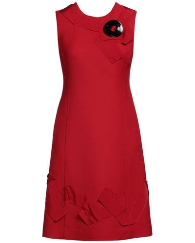 Dolce & Gabbana Mini Dress Virgin Wool - Red