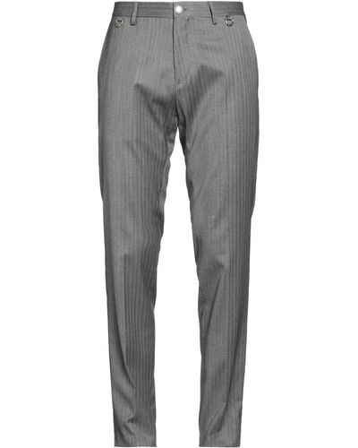 John Richmond Trousers Virgin Wool, Viscose, Nylon, Elastane - Grey