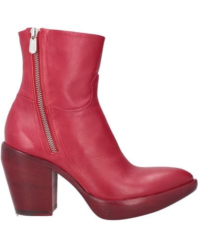 Rocco P Ankle Boots - Red