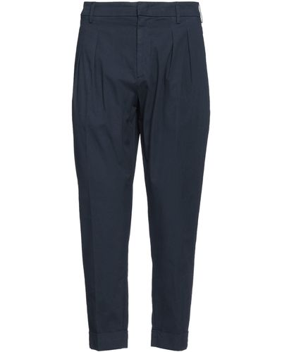 Dondup Trousers Cotton, Elastane - Blue