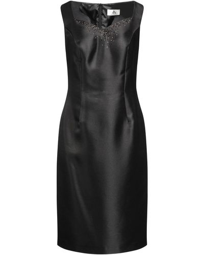 LA LUIGI AULETTA Midi Dress - Black
