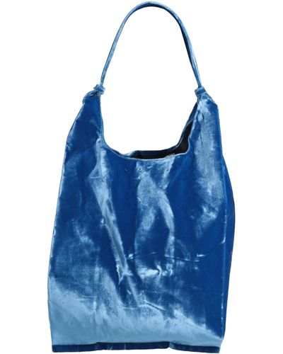 Anita Bilardi Schultertasche - Blau