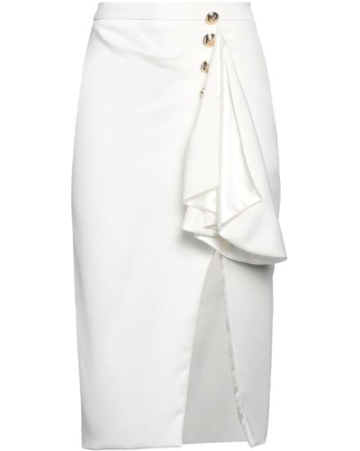 LES BOURDELLES DES GARÇONS Midi Skirt - White