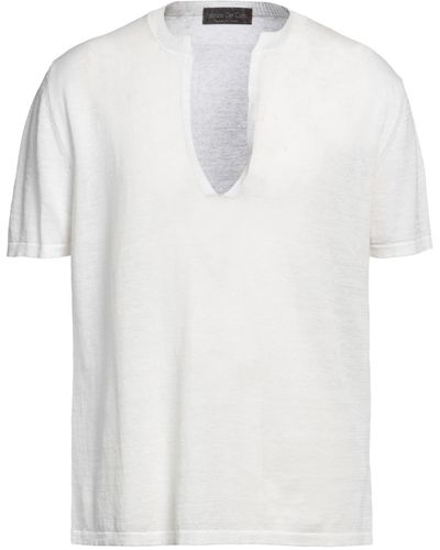 Fabrizio Del Carlo Sweater Cotton, Linen, Polyamide - White