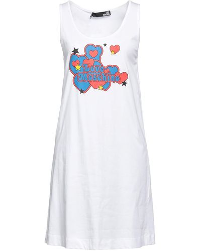 Love Moschino Minivestido - Blanco