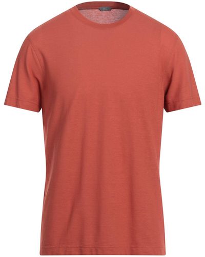 Zanone T-shirts - Rot