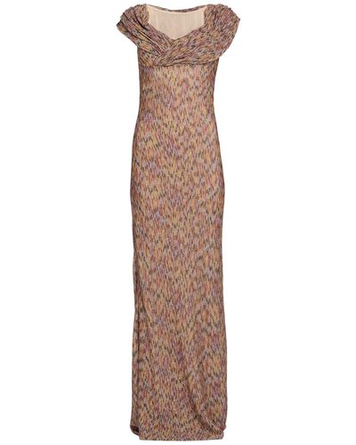Missoni Long Dress - Brown
