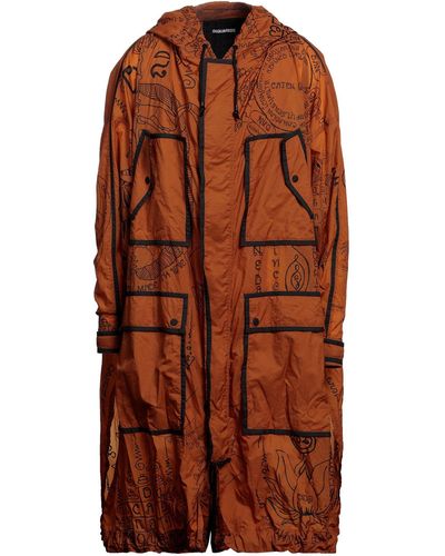 DSquared² Overcoat & Trench Coat - Brown
