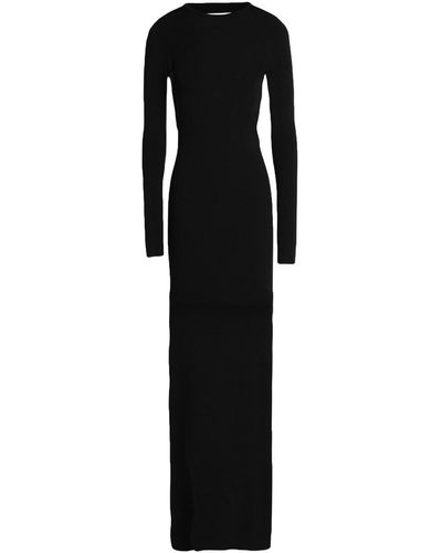 Laneus Maxi Dress Viscose, Polyester - Black