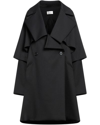 MEIMEIJ Overcoat & Trench Coat - Black
