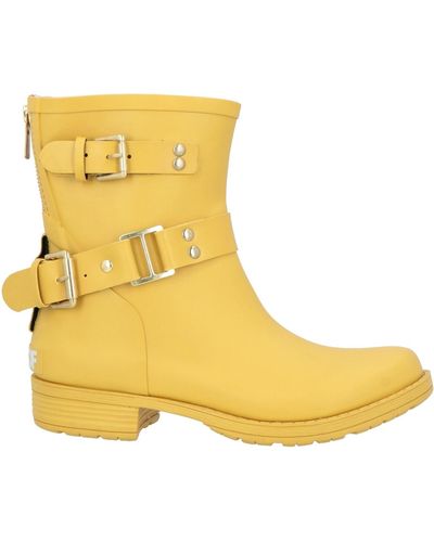 Colors Of California Ankle Boots - Yellow